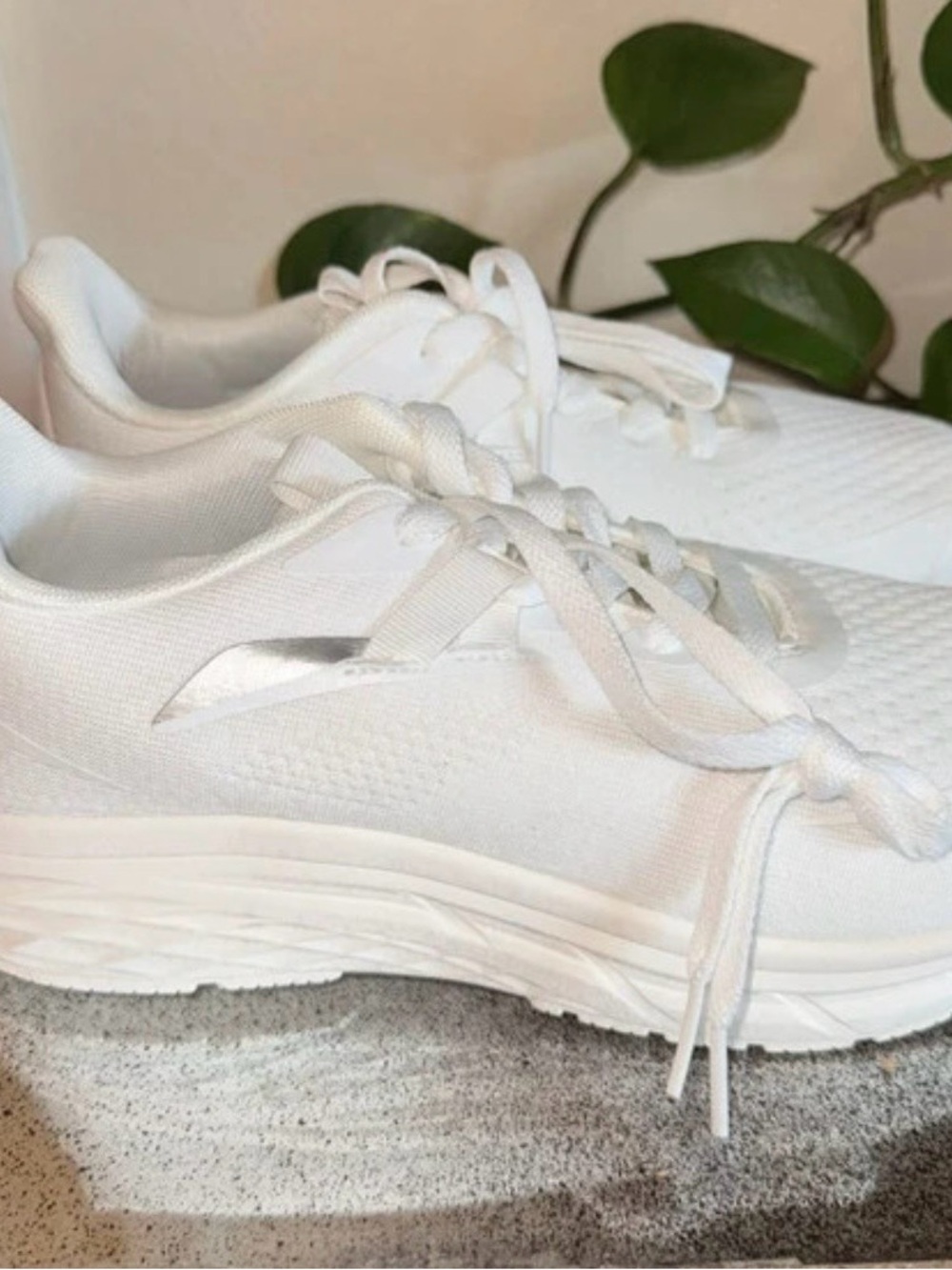 Women's White Athletic Sneakers - Lightweight Comfort